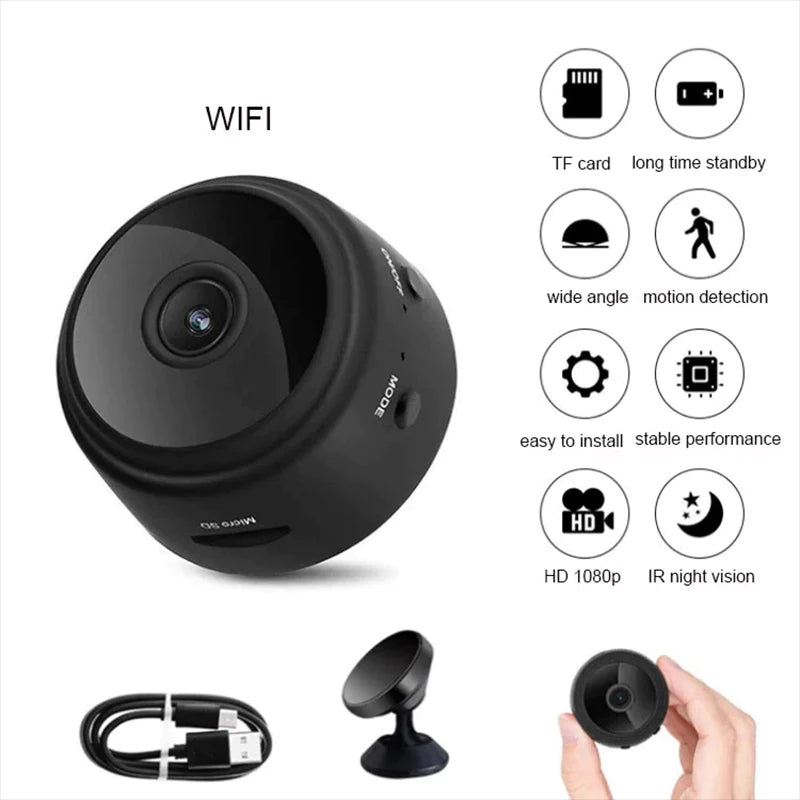 SMART MINI CAMÉRA WIFI 1080P