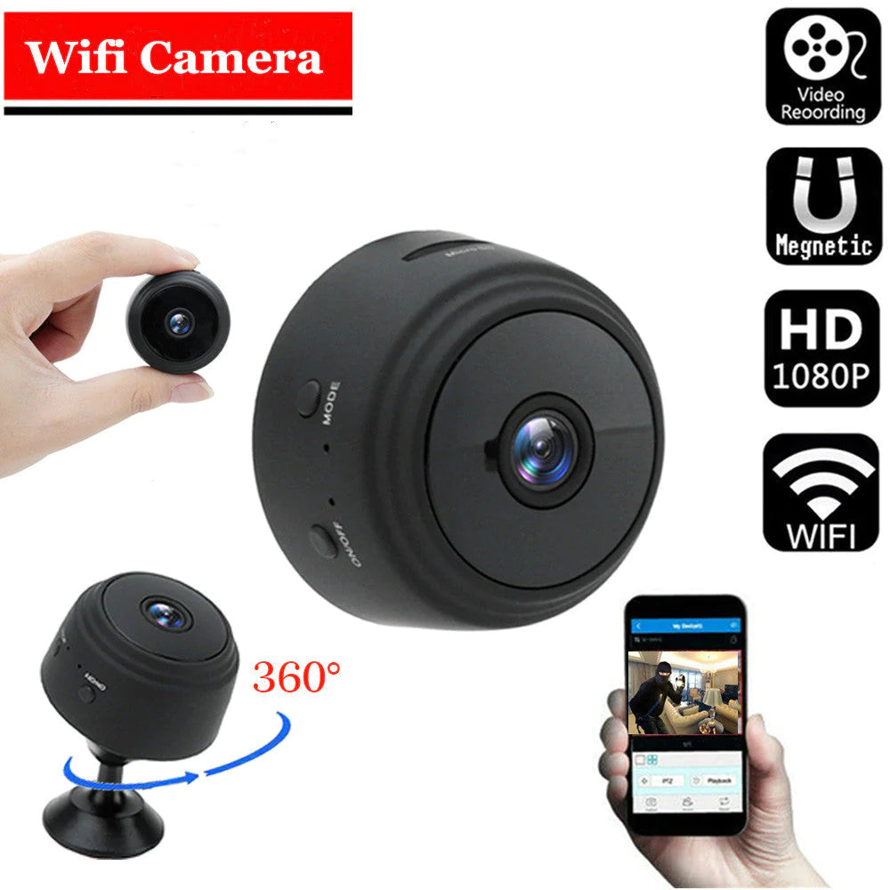 SMART MINI CAMÉRA WIFI 1080P