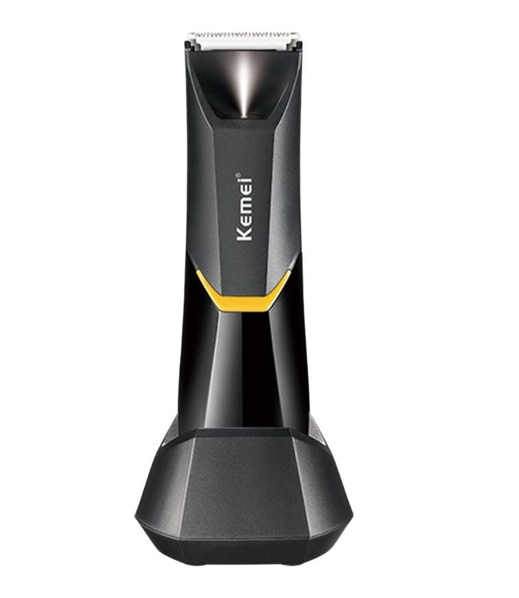 "Tondeuse KEMEI Unisexe – Précision LED & Recharge USB"